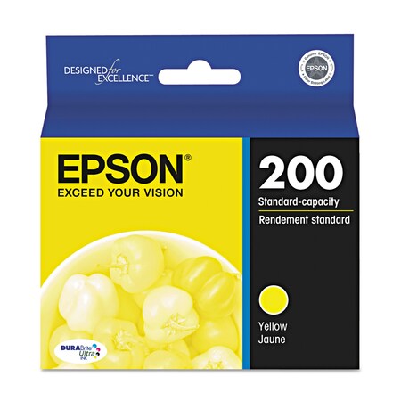 Epson T200420-S (200) DURABrite Ultra Ink, Yellow T200420-S